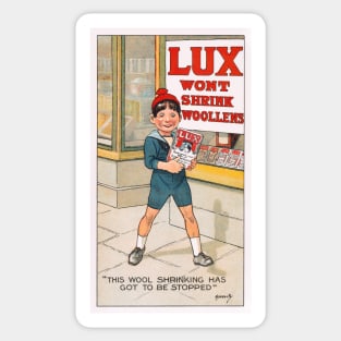 Victorian Lux soap advertisement Sticker